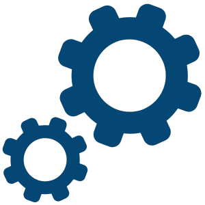 gears integrating icon
