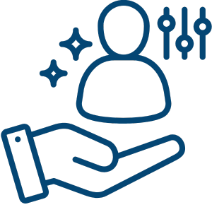 hand support person icon