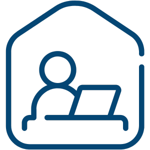remote worker icon
